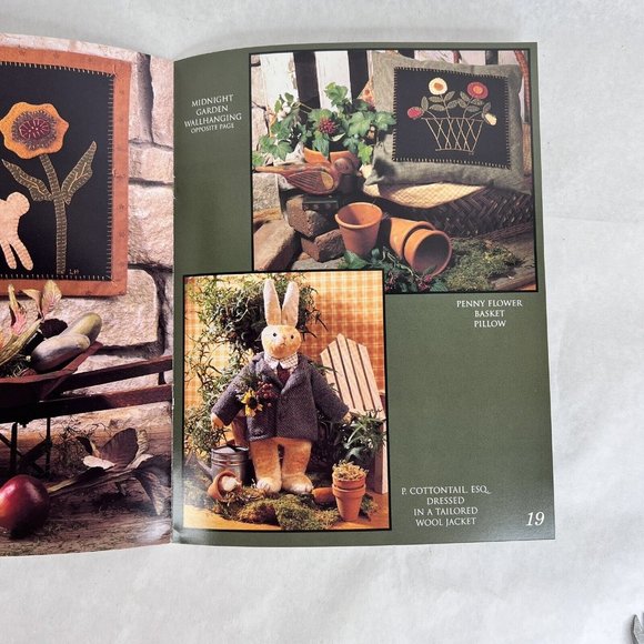 Need’l Love Meadow Threads Pattern Book Quilt Rug Folk Art Penny Rug Projects - Picture 7 of 10